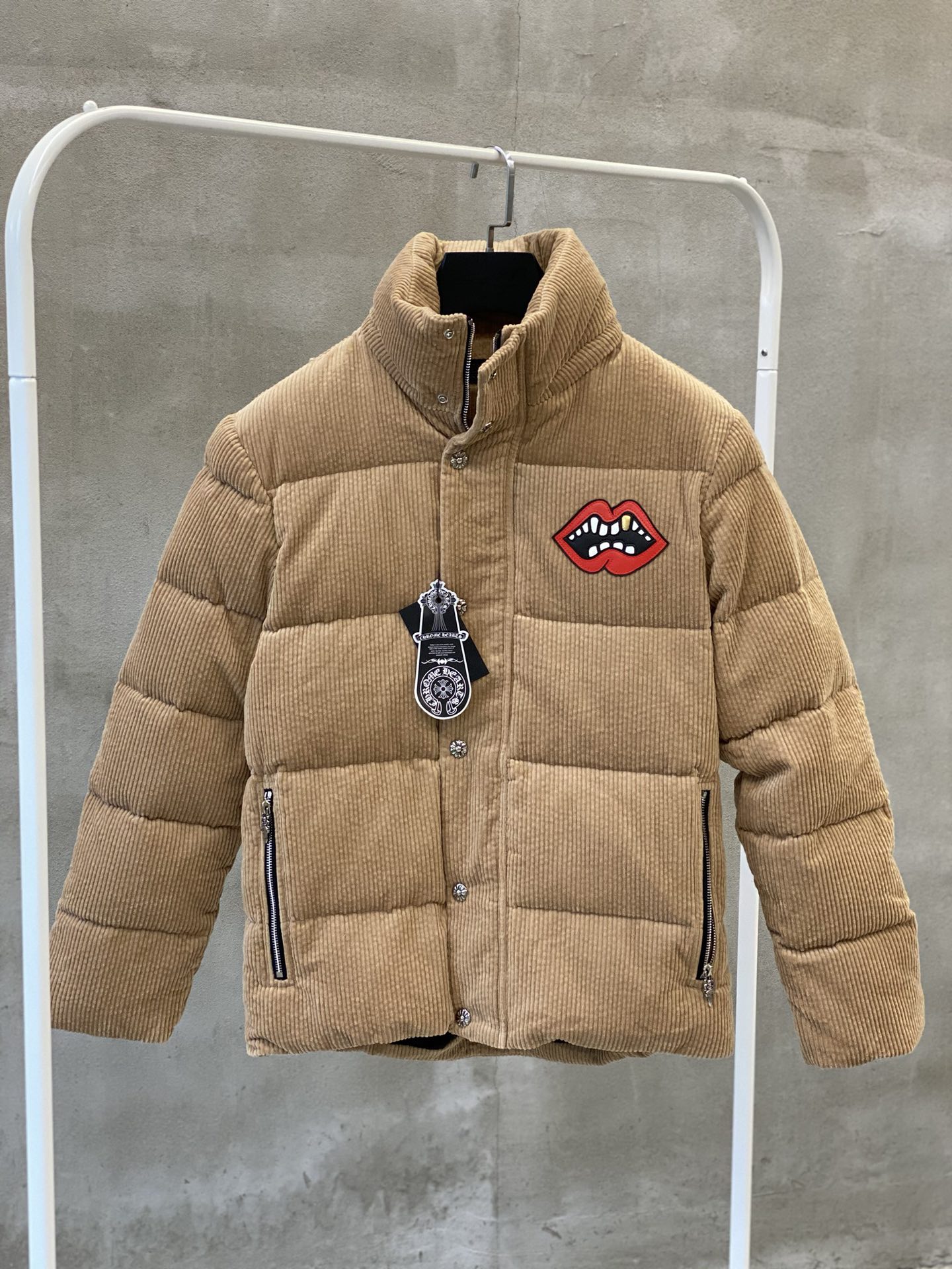 chrome hearts down jacket
