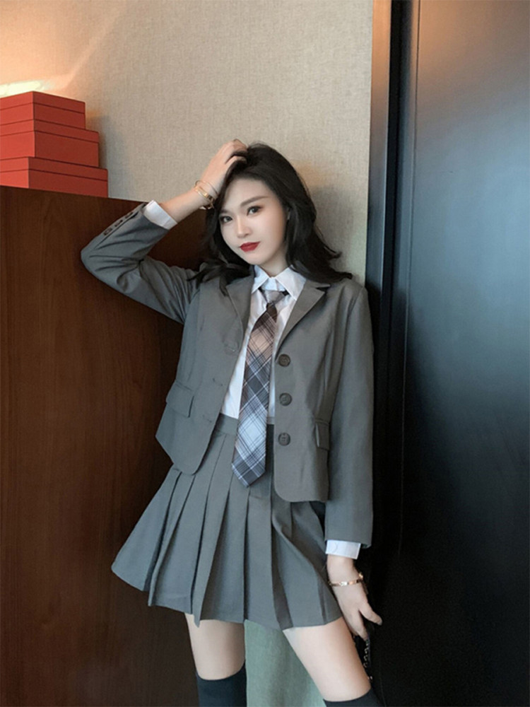 Nt 549 學院風jk制服性感時尚套裝 M Msmirror Shop
