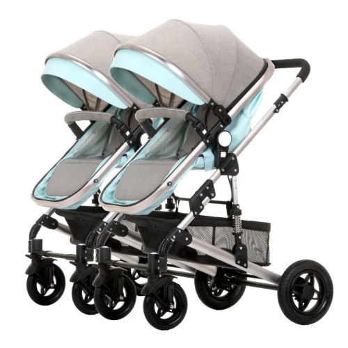 2020 twin baby stroller can sit high landscape luxury baby stroller  detachable boys ang grils double stroller with car seat