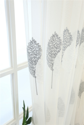 TREE　Embroidery  sheer