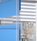 Zebra Roller Shades   Dual Layer   Sheer or Privacy