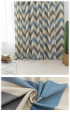 WAVE  Printed pattern curtains