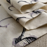 OLIVER Embroider floral branches curtains