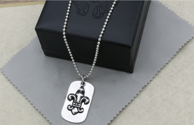 Chrome Hearts Pendant Army Fleur CHP065 Solid 925 Sterling Silver