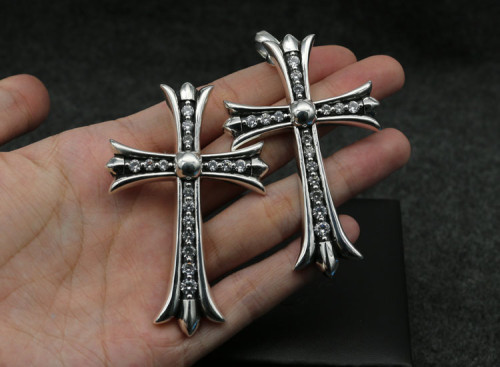 Chrome Hearts Pendant CH CROSS CHP123 Solid 925 Sterling Silver