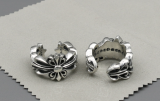 Chrome Hearts Army Flower Open Ring Plus CHR083 Solid 925 Sterling Silver