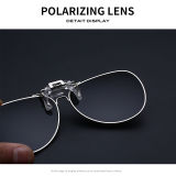 Polarized reps mercedes benz Sunglasses clip