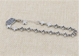 CHROME HEARTS BRACELET Cross Bracelet 925 Sterling Silver CHB084