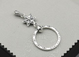 Chrome Hearts Pendant Ring SAF CHP080 Solid 925 Sterling Silver