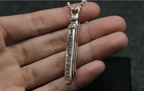Chrome Hearts Pendant 3 Knife CHP063 Solid 925 Sterling Silver