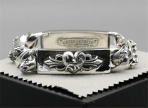 CHROME HEARTS 925 Sterling Silver Sword Bracelet CHB029