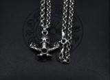 Chrome Hearts Pendant Skull Superman CHP067 Solid 925 Sterling Silver