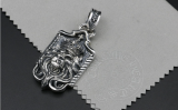 Chrome Hearts Pendant The Lior King CHP066 Solid 925 Sterling Silver