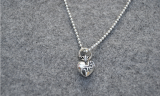 Chrome Hearts Pendant Heart CHP032 Solid 925 Sterling Silver