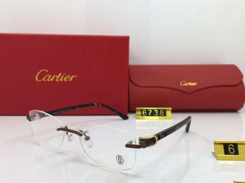 Buy Factory Price Cartier replica spectacle 6738 online FCA292