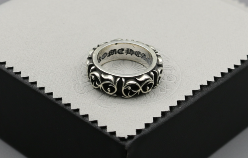 Chrome Hearts Ring Flower CHR085 Solid 925 Sterling Silver
