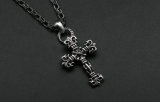 Chrome Hearts Pendant Filigree Cross CHP021 Solid 925 Sterling Silver