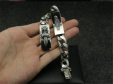 CHROME HEARTS Sterling Silver 925 Cross Bracelet CHB032