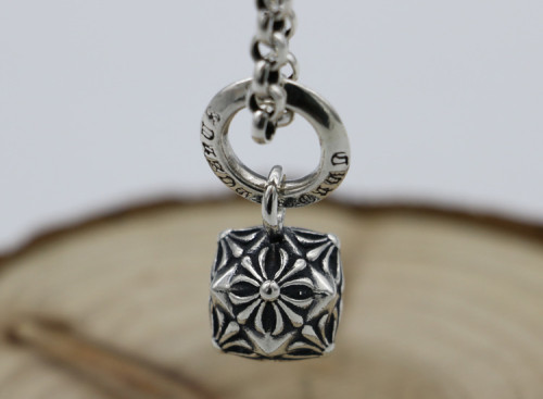 Chrome Hearts Pendant Cube Cone CHP070 Solid 925 Sterling Silver