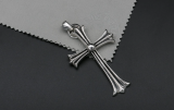 Chrome Hearts Pendant CH CROSS CHP009 Solid 925 Sterling Silver