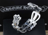 Chrome Hearts Bangle OPEN KEEPER CHT043 Solid 925 Sterling Silver
