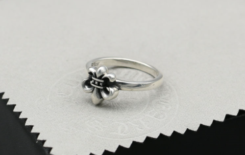 Chrome Hearts Ring Army fleur CHR070 925 Sterling