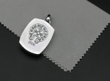 Chrome Hearts Pendant CH CROSS Iron Art CHP109 Solid 925 Sterling Silver