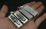 Chrome Hearts Case Pendant Dager / Keeper / Blank / Heart Sutra CHP047 Solid 925 Sterling Silver