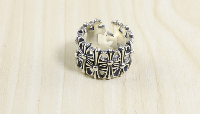 CHROME HEARTS RING_CEMETERY Solid 925 Sterling Silver CHR023
