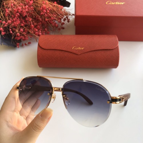 Wholesale Fake 2020 Spring New Arrivals for Cartier Sunglasses CT8200986 Online CR137