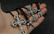 Chrome Hearts Pendant Filigree Cross CHP011 Solid 925 Sterling Silver