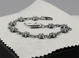 CHROME HEARTS Hexagram Thai Silver Bracelet CHB050