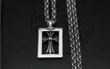 Chrome Hearts Pendant CH CROSS window CHP060 Solid 925 Sterling Silver