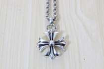 Chrome Hearts Pendant CH CROSS  Flower CHP099 Solid 925 Sterling Silver