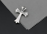 Chrome Hearts Pendant Double CH CROSS CHP085 Solid 925 Sterling Silver