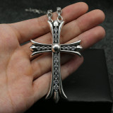 Chrome Hearts Pendant CH CROSS CHP123 Solid 925 Sterling Silver