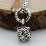 Chrome Hearts Pendant Cube Cone CHP070 Solid 925 Sterling Silver