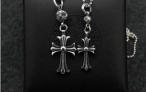 Chrome Hearts Pendant CH Cross CHP020 Solid 925 Sterling Silver