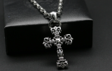 Chrome Hearts Pendant Filigree Cross CHP021 Solid 925 Sterling Silver