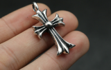 Chrome Hearts CH CROSS Pendant CHP003 Solid 925 Sterling Silver
