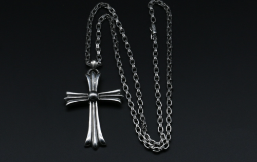 Chrome Hearts Pendant CH CROSS CHP059 Solid 925 Sterling Silver