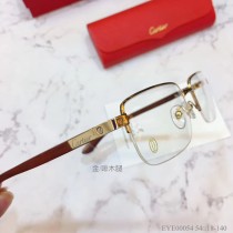 Cartier Eyeglass Wooden Leg EYE00054 Wood Optical Frames FCA335