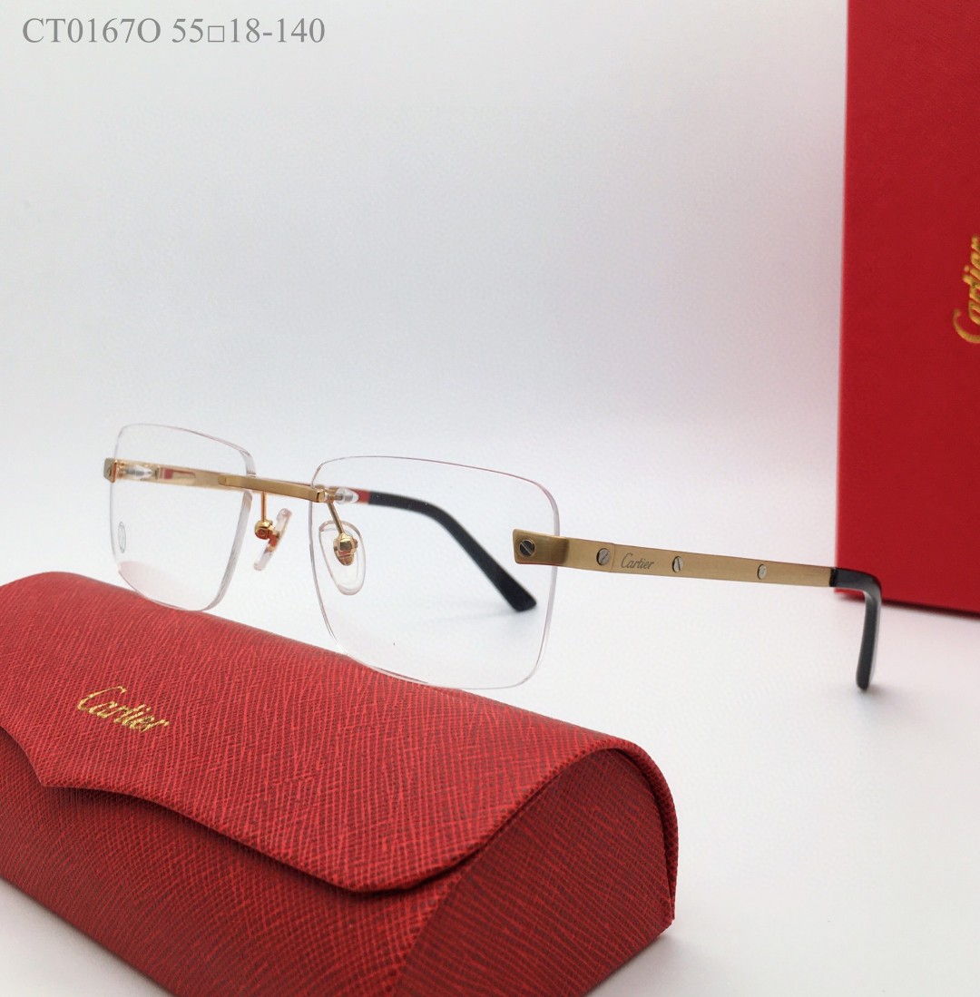 Cartier Eyeglass Optical Frame CT01670 FCA242 - m.sunglasstour.shop