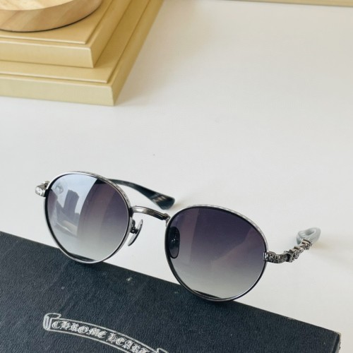 Top Counterfeit Copy Sunglasses Brands Men's Chrome Hearts Titanium CH8073 SCE188