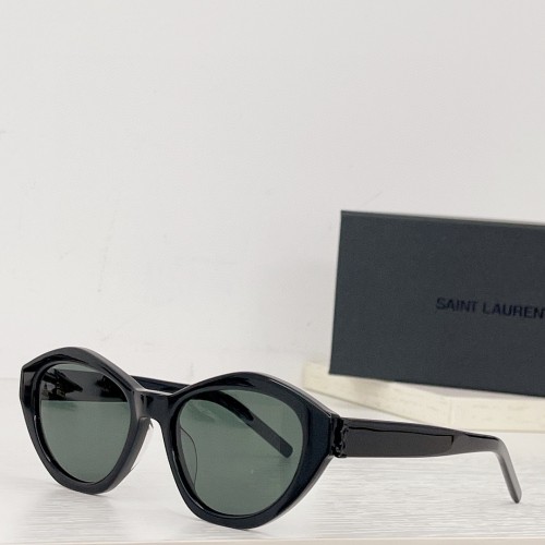 Affordable replica glass Brands YSL Hexagon Yves saint laurent SLM60 SYS009