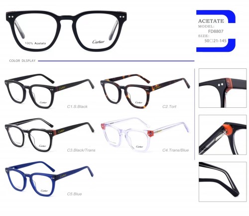 Buy EyeOptical frames dupe Cartier FD8807 FCA276