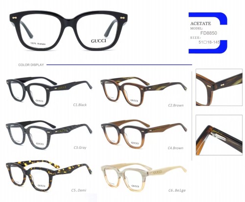 Designer optical frames GUCCI FD8850 FG1358