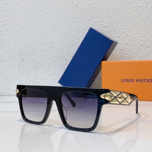 Polarized Fake Counterfeit Sunglasses Square L^V Z1990W SLV199