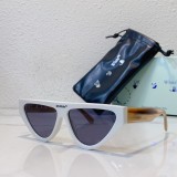 Discount designer polarized fake sunglass Triangle OFF WHITE LOERI038 SO003