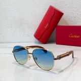 Cartier Men knockoff shadeses Wooden CR080
